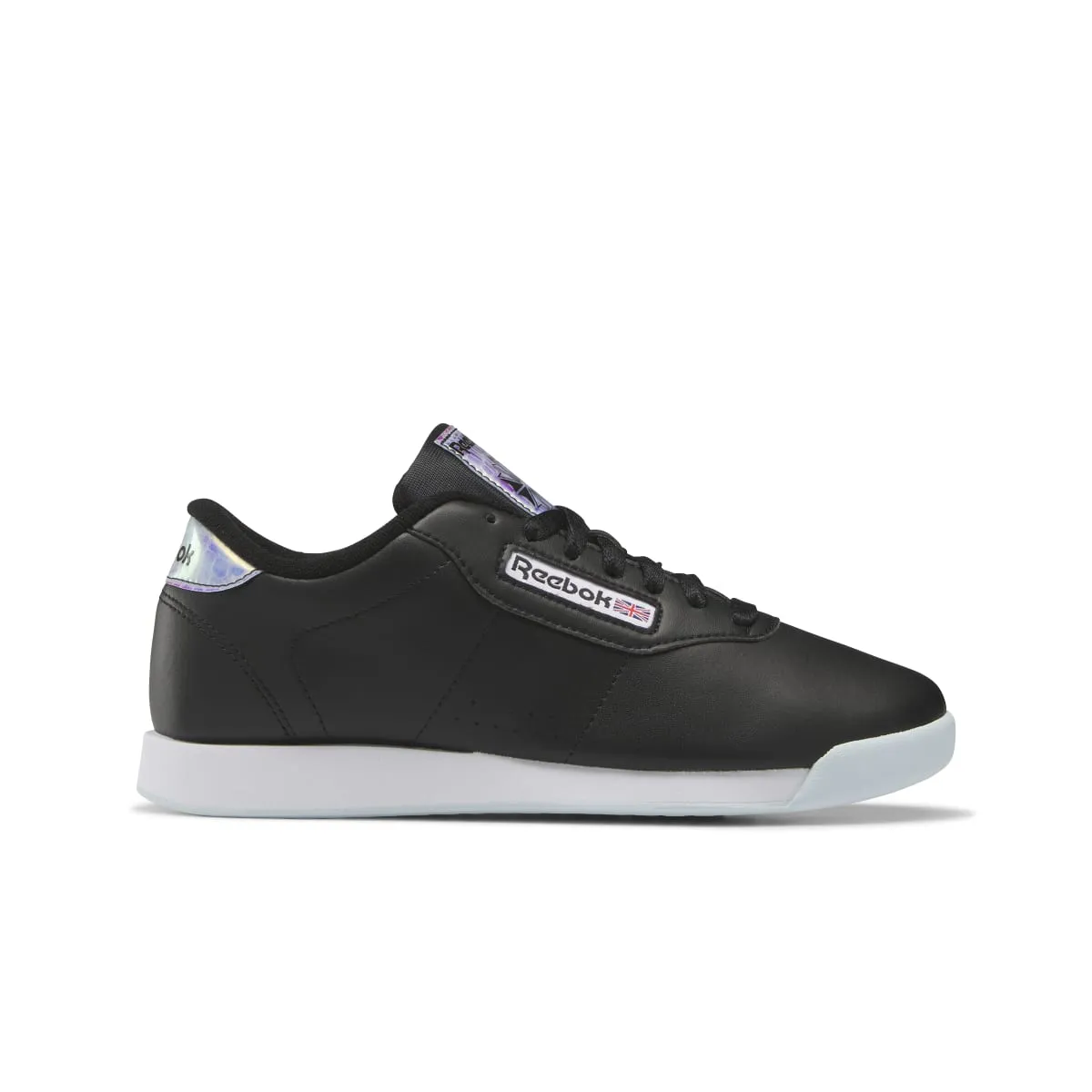REEBOK HP9022 PRINCESS WMN'S (Medium) Black/White/Blue Synthetic Lifestyle Shoes Fine Craftsmanship Event