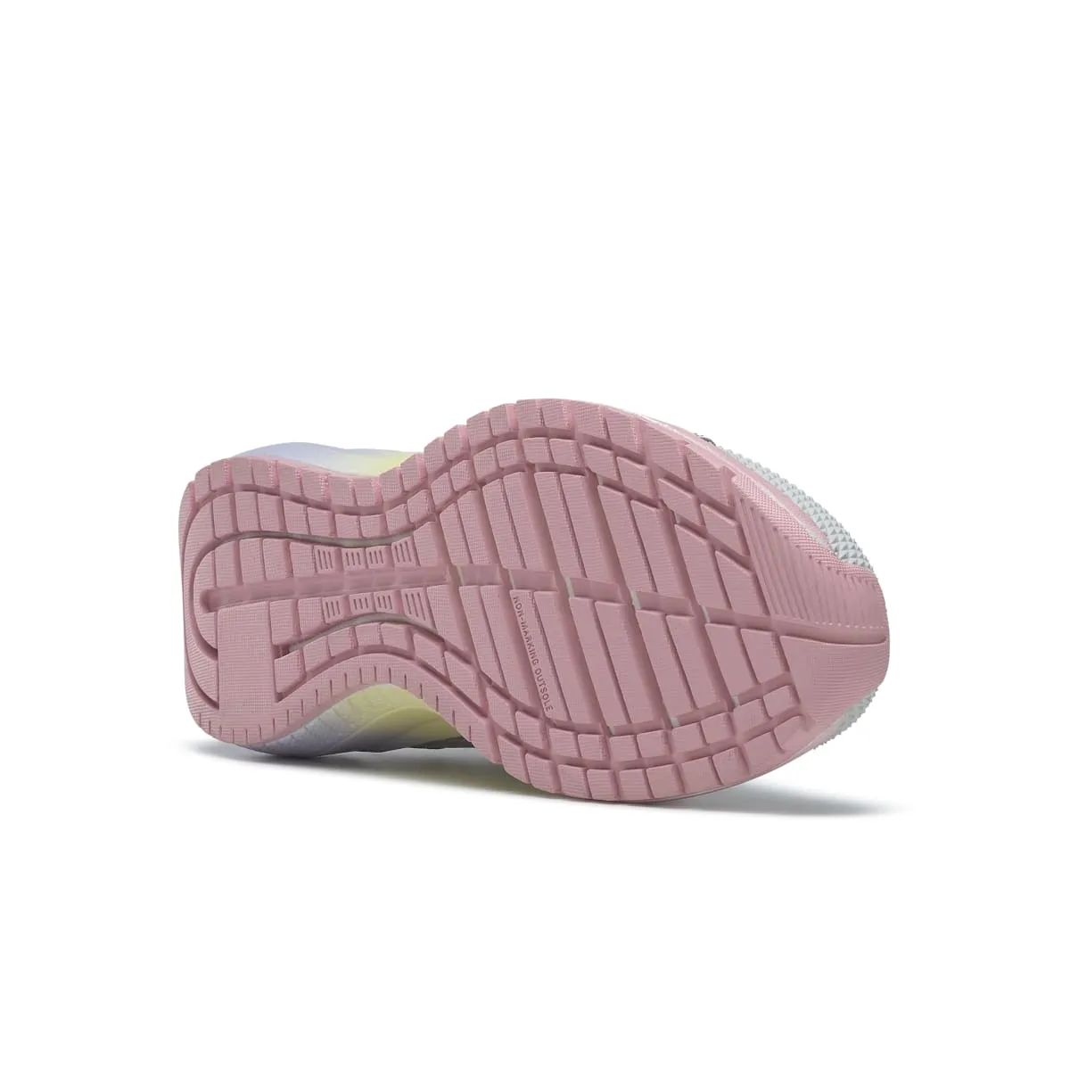 Road Ready Lace Closure REEBOK HQ4007 DURABLE XT KID'S (Medium) Grey/Pink/Mint Leather & Rubber Running Shoes