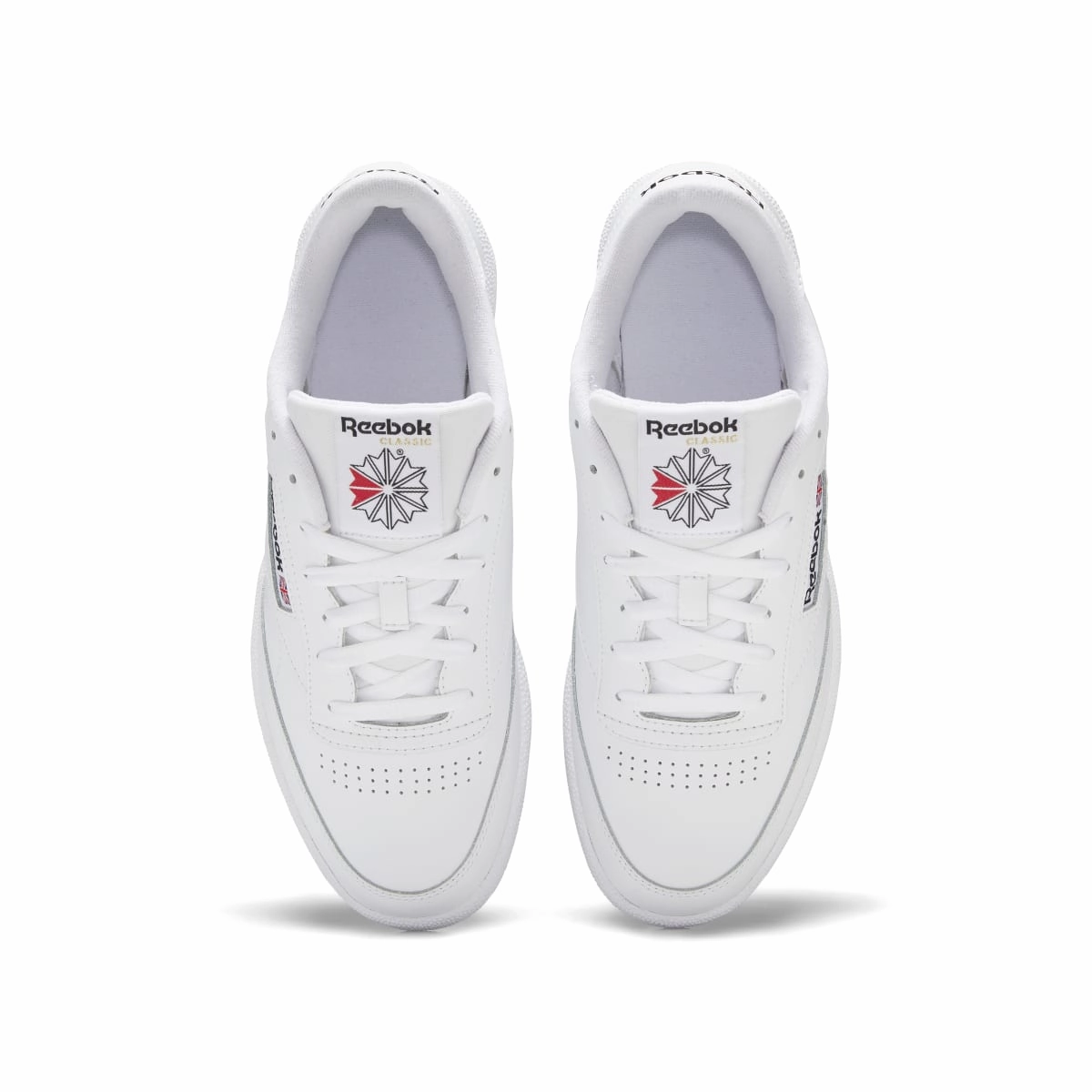 REEBOK 100009940 (GZ1605) CLUB C 85 MN'S (Medium) White/White/Black Leather Lifestyle Shoes Japan Line