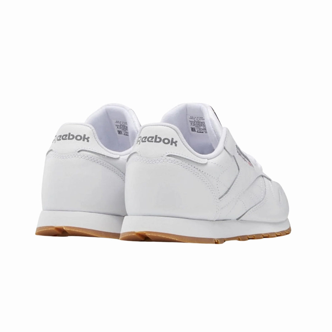 Sun Hike REEBOK 100010472 (GZ6098) CL LTHR JR`S (Medium) White/White Lether Lifestyle Shoes