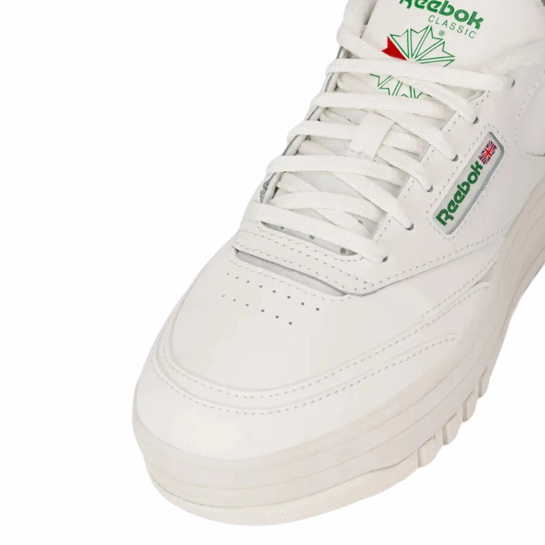 Smart Style REEBOK 100208011 CLUB C EXTRA JR'S (Medium)Chalk/Chalk/Green Leather Lifestyle Shoes (Copy)