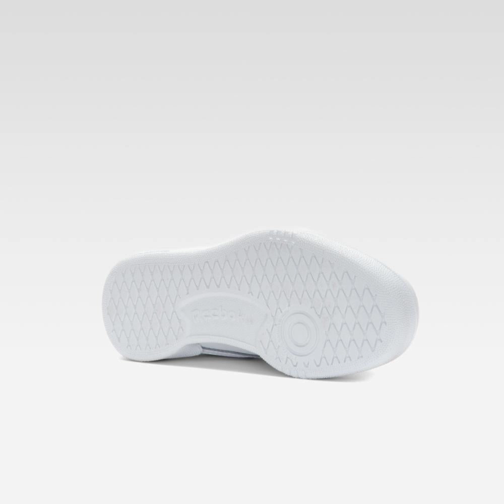 Reebok Footwear Kids Club C Shoes - Preschool WHITE/GLEN GREEN Tennis Shoes For Plantar Fasciitis