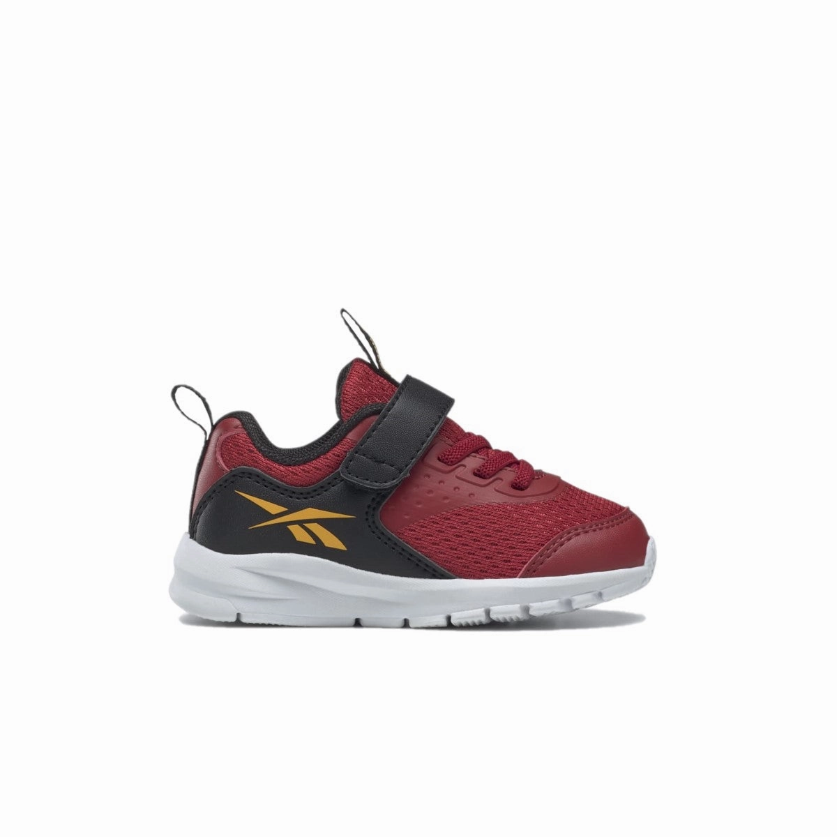 Soft Sole Shoes Swing Step REEBOK GW1250 RUSH RUNNER 4.0 TD INF'S (Medium) Red/Gold/Black Synthetic & Textile Running Shoes
