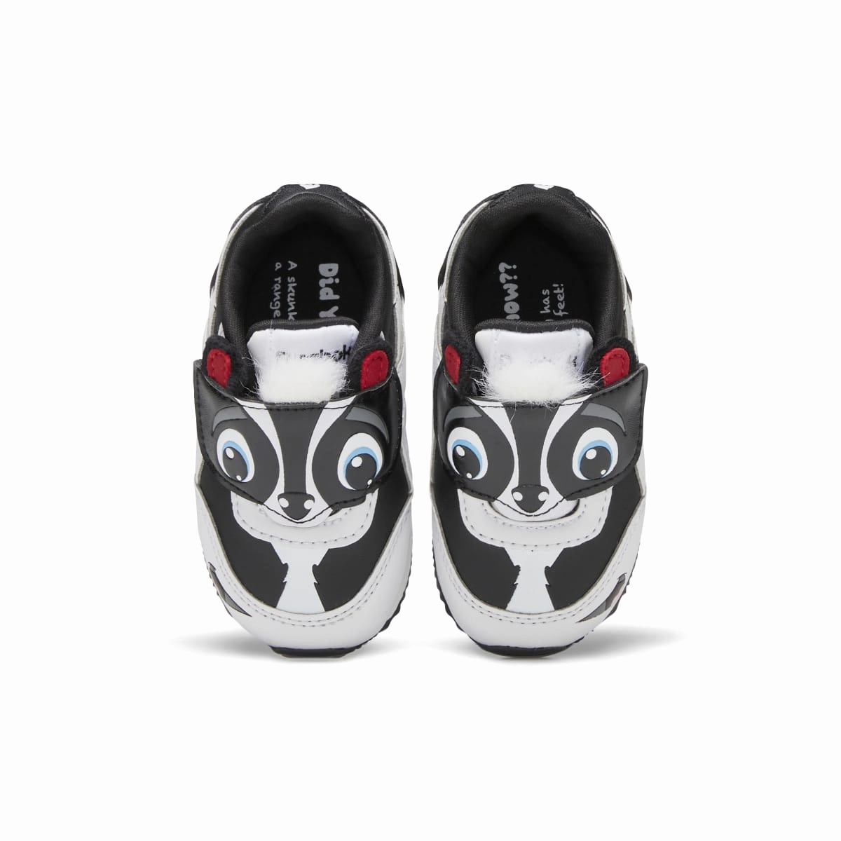 REEBOK GW3766 ROYAL CL JOGGER 2.0 KC INF`S (Medium) Black/White/Red LIfestyle Shoes Steady Hike