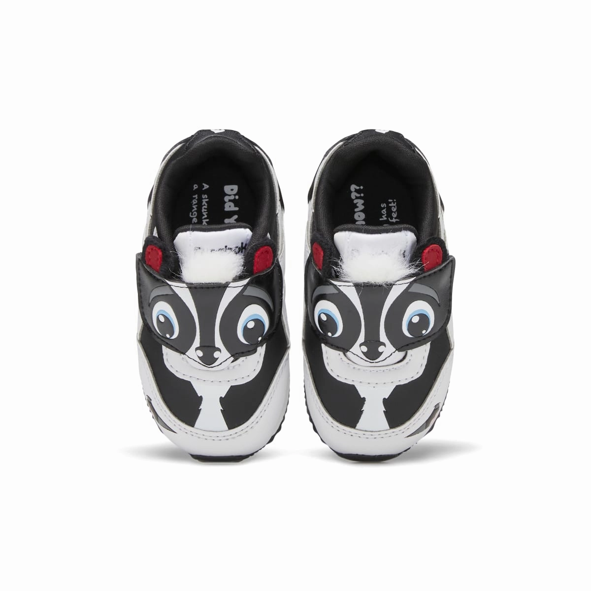 REEBOK GW3766 ROYAL CL JOGGER 2.0 KC INF`S (Medium) Black/White/Red LIfestyle Shoes Relax Day