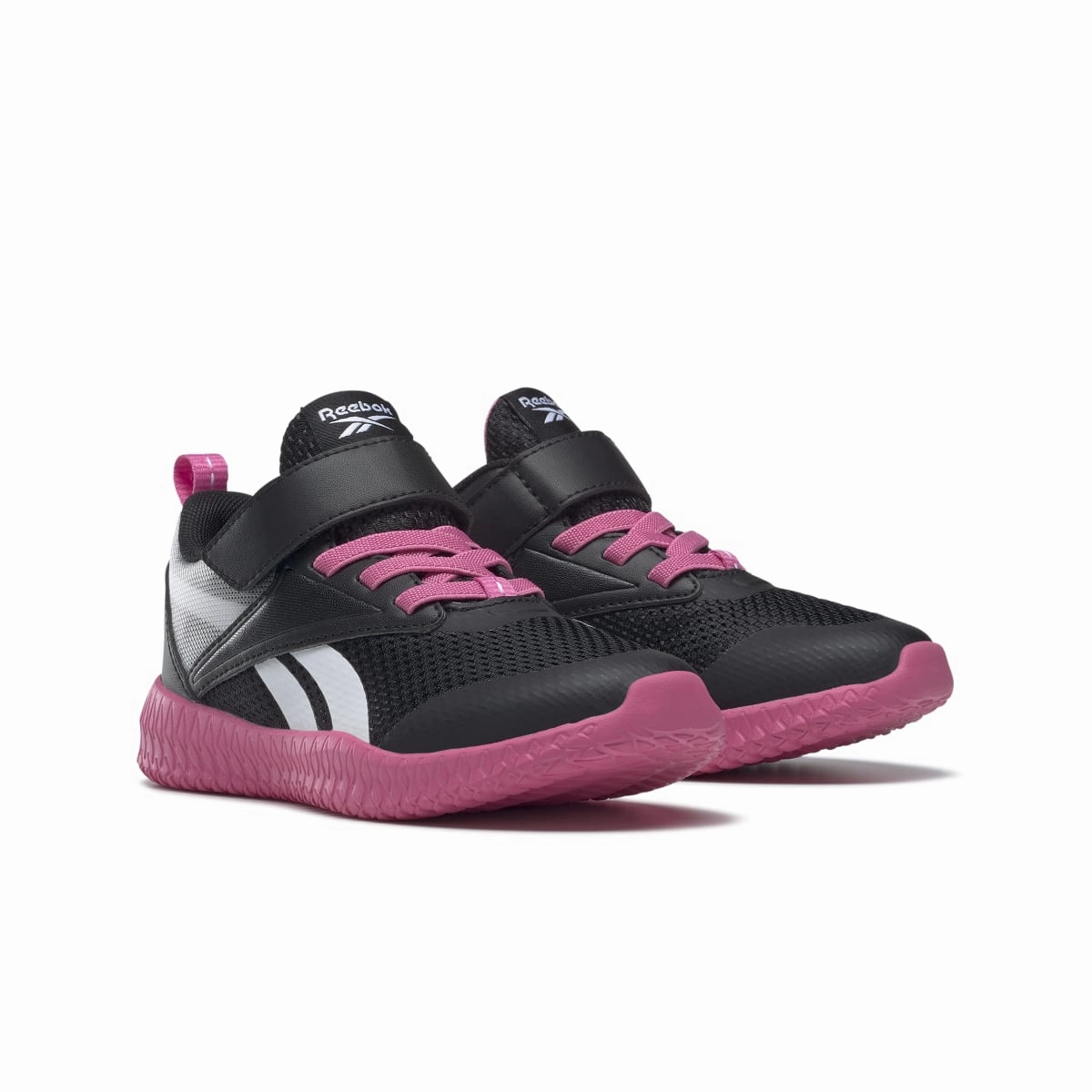Foot Arch Quick Pace REEBOK GX4001 FLEXAGON ENERGY ALT 3.0 YHT'S (Medium) Black/White/Pink Running Shoes