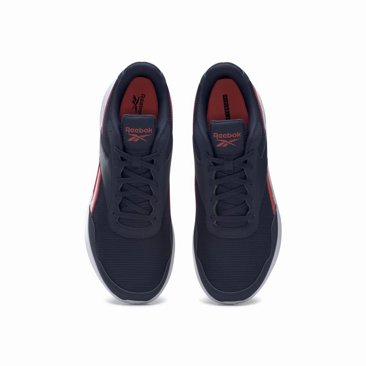 REEBOK GY1442 ENERGEN LITE MN'S (Medium) Navy/Orange/White Mesh Running Shoes Freeze Grip