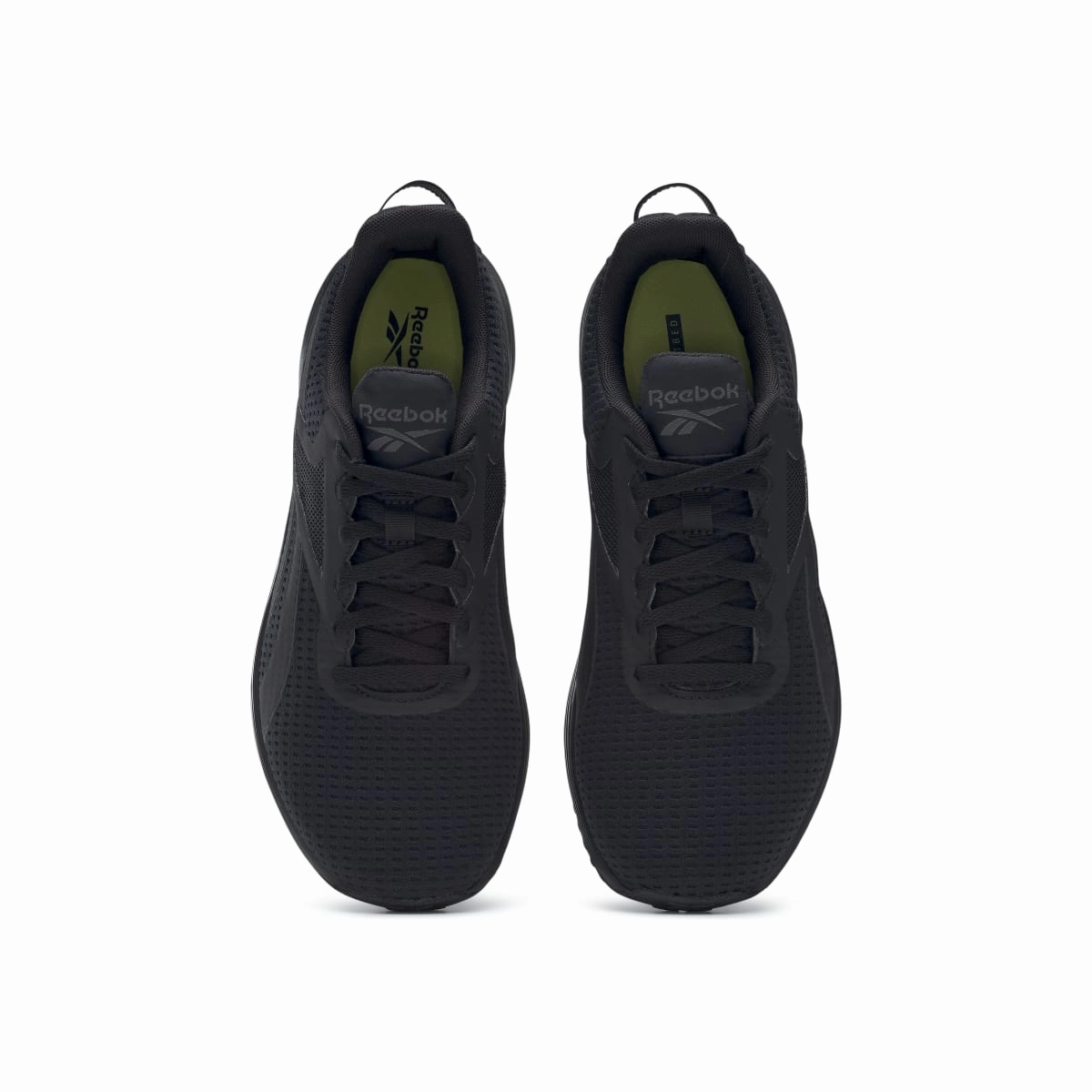 REEBOK GY3977 LITE PLUS 3 WMN'S (Medium) Black/Grey/Yellow Mesh Running Shoes running in various climates