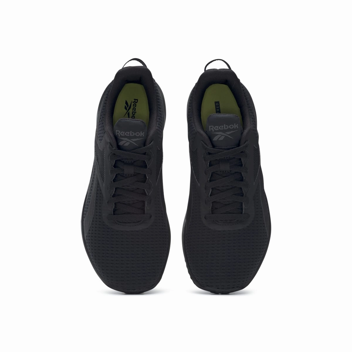 REEBOK GY3977 LITE PLUS 3 WMN'S (Medium) Black/Grey/Yellow Mesh Running Shoes running in various climates