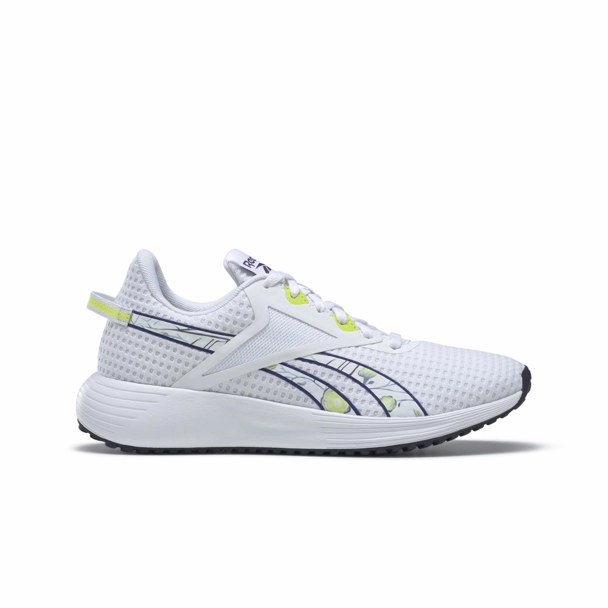 REEBOK GY3978 LITE PLUS 3 WMN'S (Medium) White/Purple/Yellow Mesh Running Shoes fall running shoe environment
