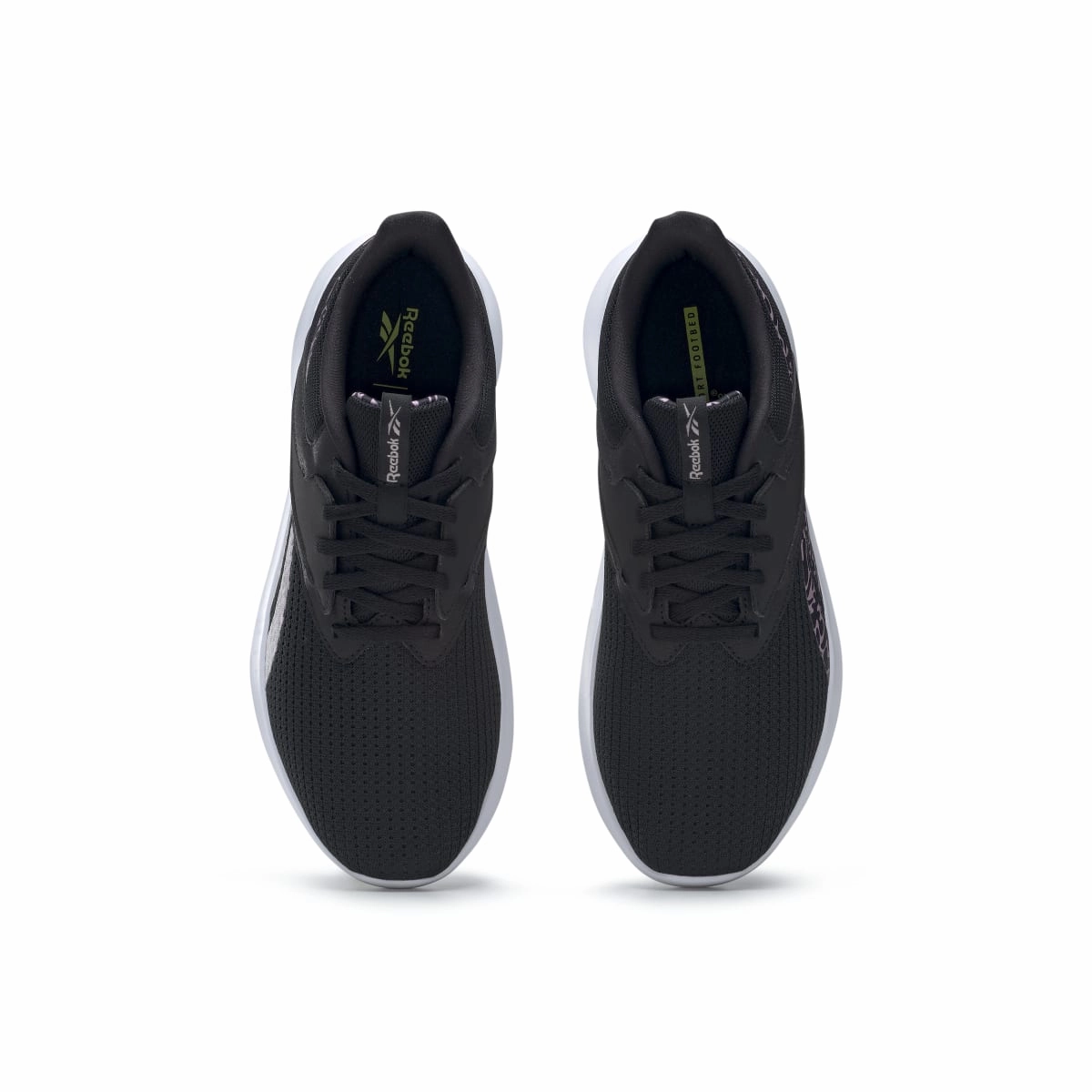 Arch Alignment REEBOK GY4052 FLUXLITE WMN'S (Medium) Black/Lilac/Quartz Mesh Running Shoes