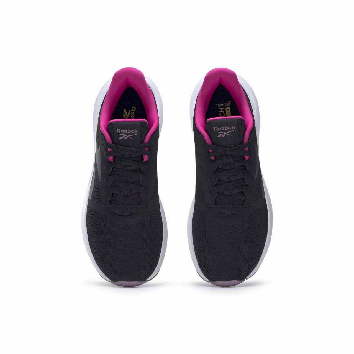 REEBOK GY4086 RUNNER 5.0 WMN'S (Medium) Black/Grey/Lilac Mesh Running Shoes adjustable - straps