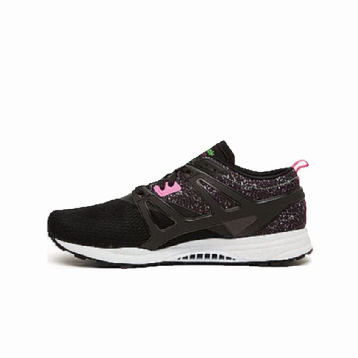 Speedy Walk REEBOK V63497 VENTILATOR ADAPT GRAPHIC MN'S (Medium) Black/Green/Pink Mesh/Leather Running Shoes