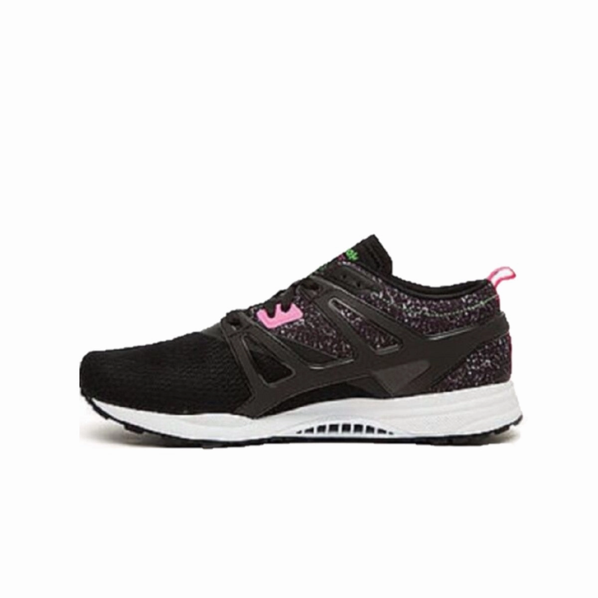 Wood Hike REEBOK V63497 VENTILATOR ADAPT GRAPHIC MN'S (Medium) Black/Green/Pink Mesh/Leather Running Shoes