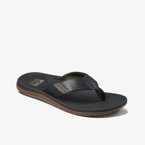Reef  Men's Reef Santa Ana Black M Cute Wide Width Sandals