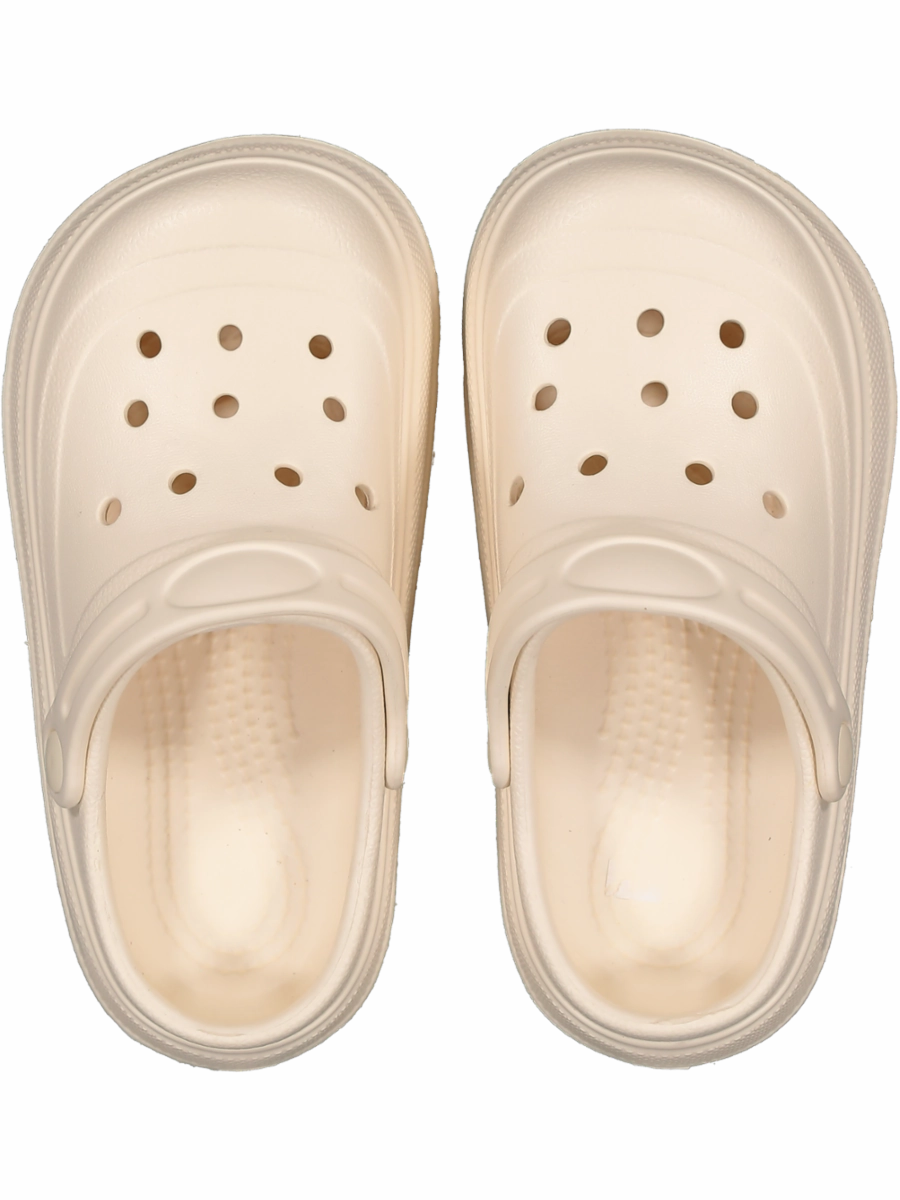 Beige Moulded Sandals Sandals Tie Ankle