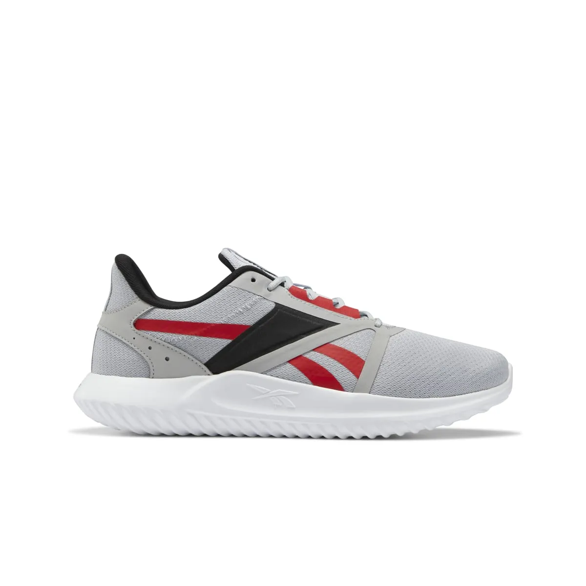 REEBOK GY4061 ENERGYLUX 3 MN'S (Medium) Grey/Black/Red Mesh Running Shoes Everyday Movement