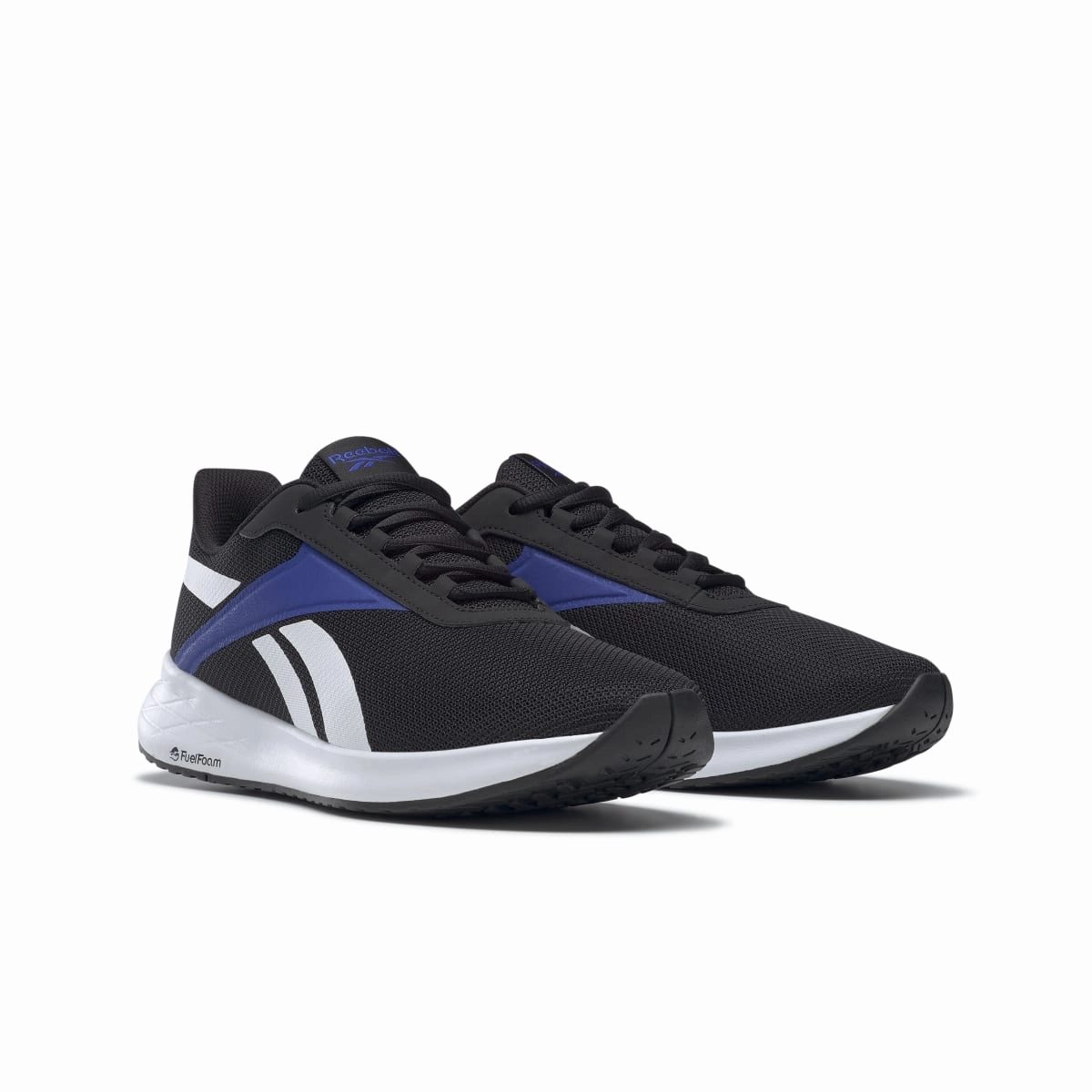 REEBOK H00821 ENERGEN PLUS MN'S (Medium) Black/White/Cobalt Mesh Running Shoes Functional shock absorption Urban Inspired