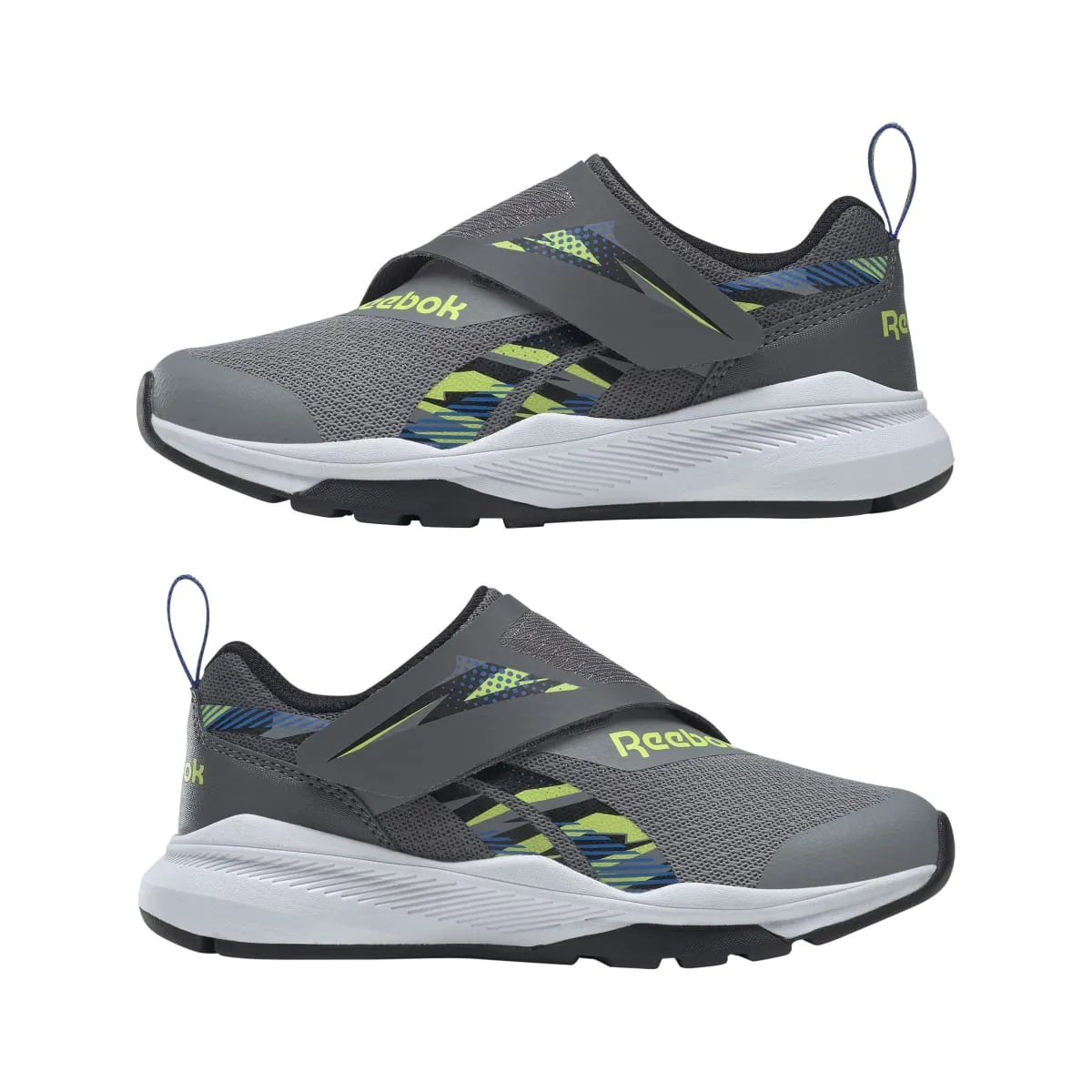 Youth Pick Lake Step REEBOK HQ4014 EQUAL FIT YTH'S (Medium) Grey/Black/Grey Synthetic & Textile Running Shoes