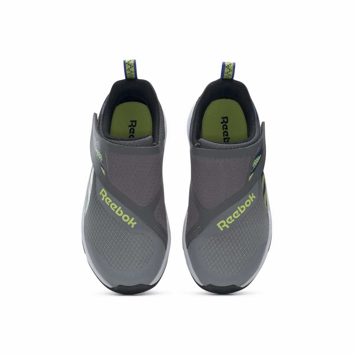 REEBOK HQ4014 EQUAL FIT YTH'S (Medium) Grey/Black/Grey Synthetic & Textile Running Shoes Responsive sole Step Comfort