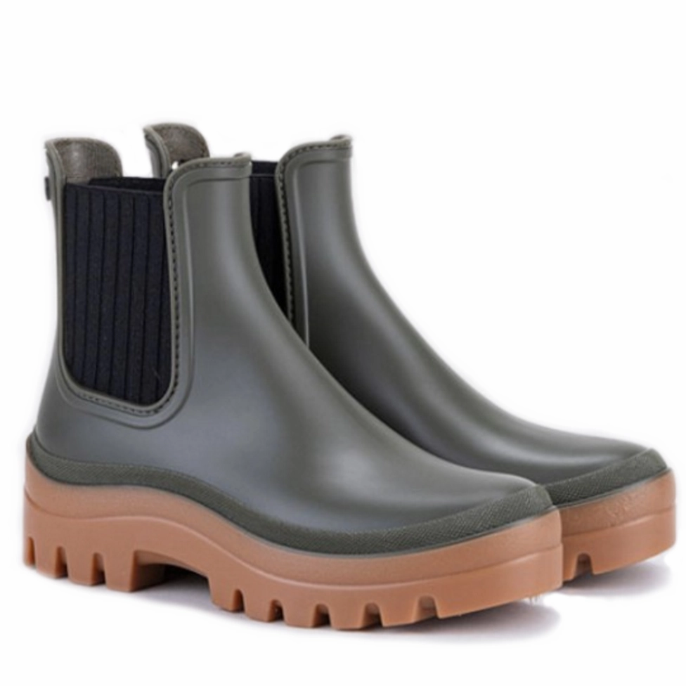 Igor Women's Soul Water Boots - Caramelo Kaki Jeffrey Campbell Cloudy Rain Boot