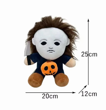 Japan Slippers Michael Myers Halloween Cow Plush Stuffed Toy and Slippers