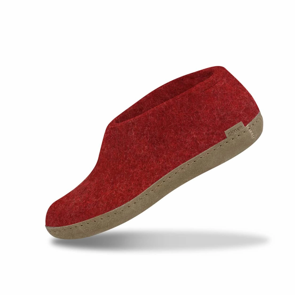 Shoe with leather sole - Red Resistant Build