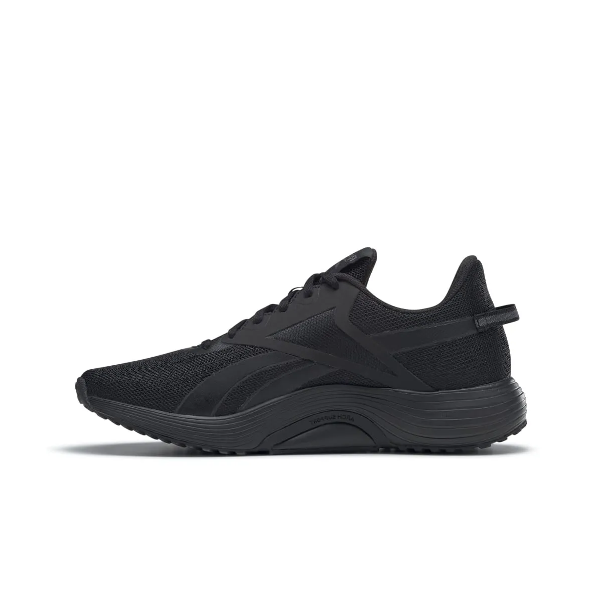 REEBOK GY3964 LITE PLUS 3 MN'S (Medium) Black/Grey/Yellow Mesh Running Shoes Fast Motion Sculpted materials