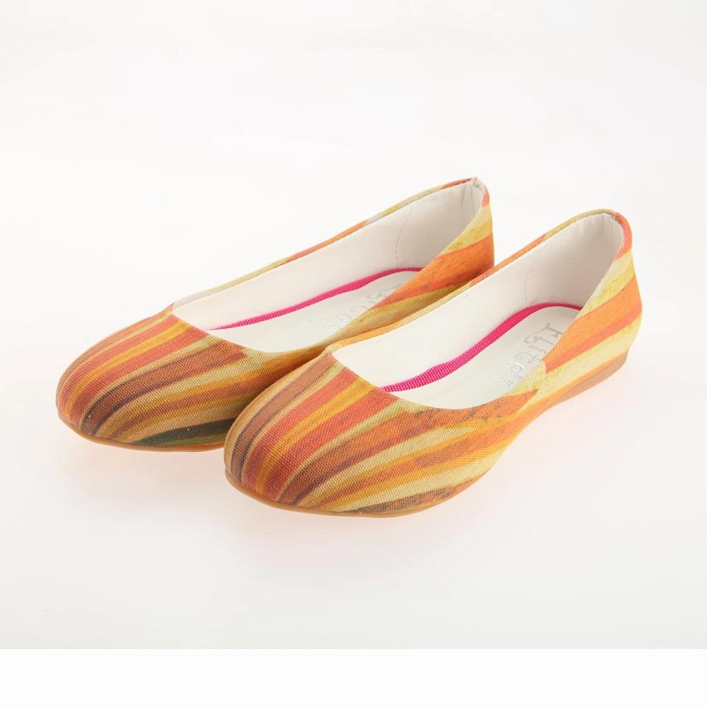 Comfort Tongue Retro Ballerinas Shoes 1122