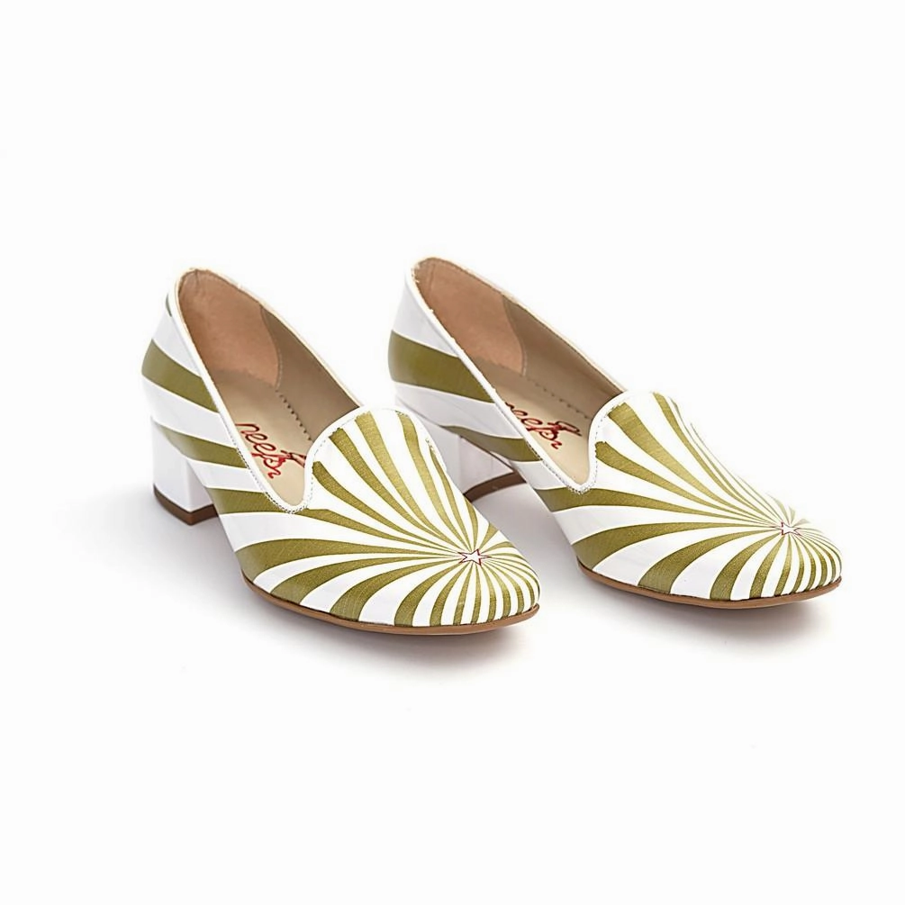 Retro Career Heel Shoes BYZ207 Active Tropic Mode