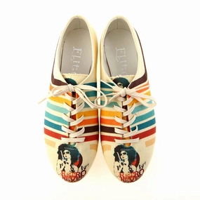 Family Time Low Top Retro Never Dies Ballerinas Shoes SLV037