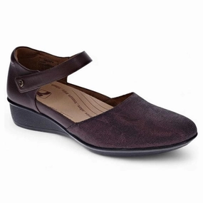 Dress Shoes For Neuropathy Revere Osaka Espresso Angle Mary Jane Shoe (Women's)