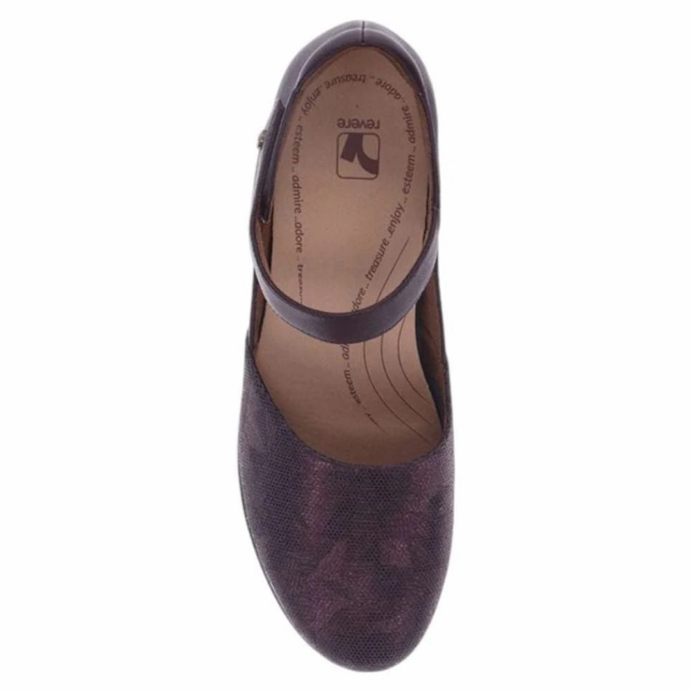 Revere Osaka Espresso Angle Mary Jane Shoe (Women's) Dress Shoe Galoshes