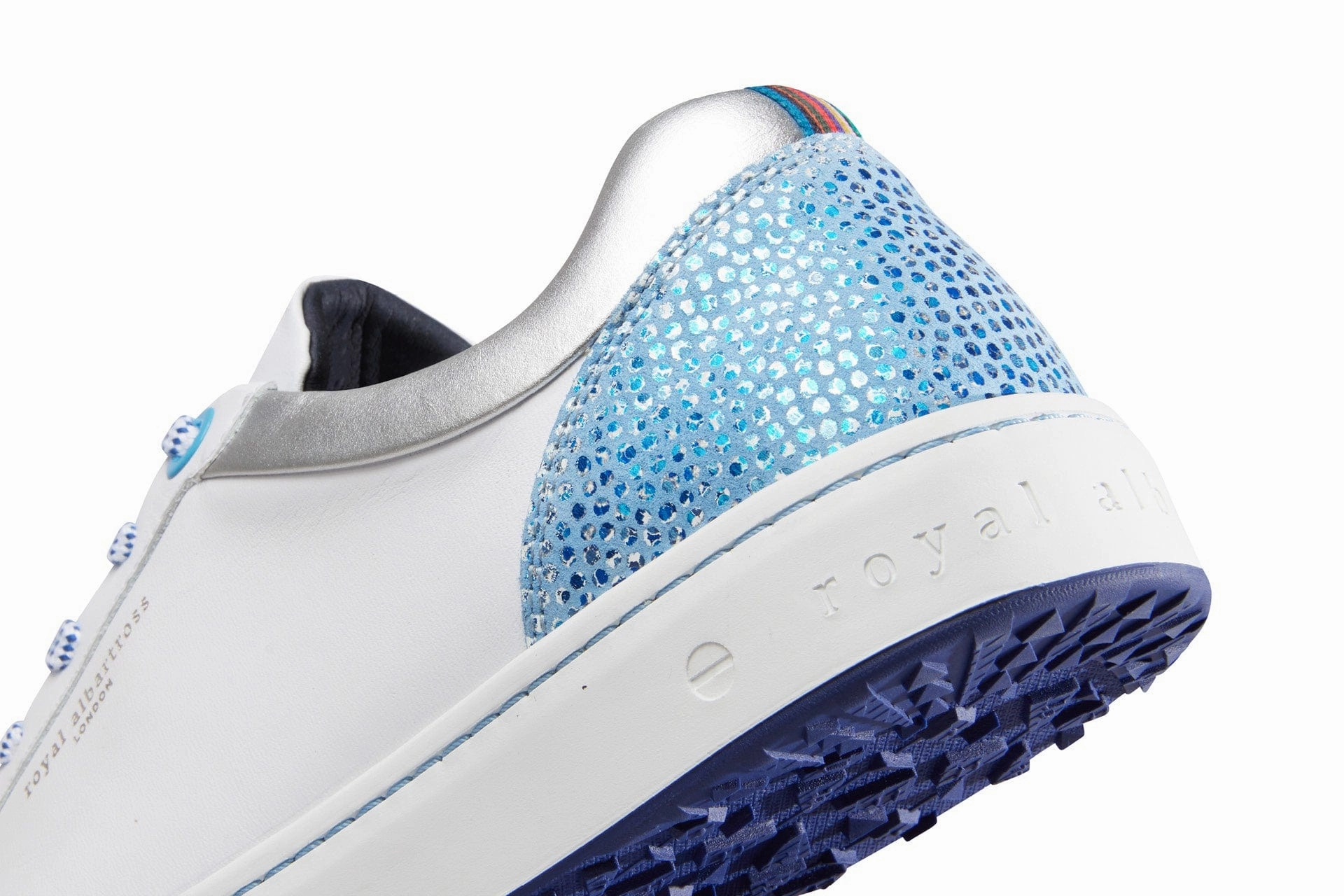 Lady Skye | White/Sky Blue step - in comfort