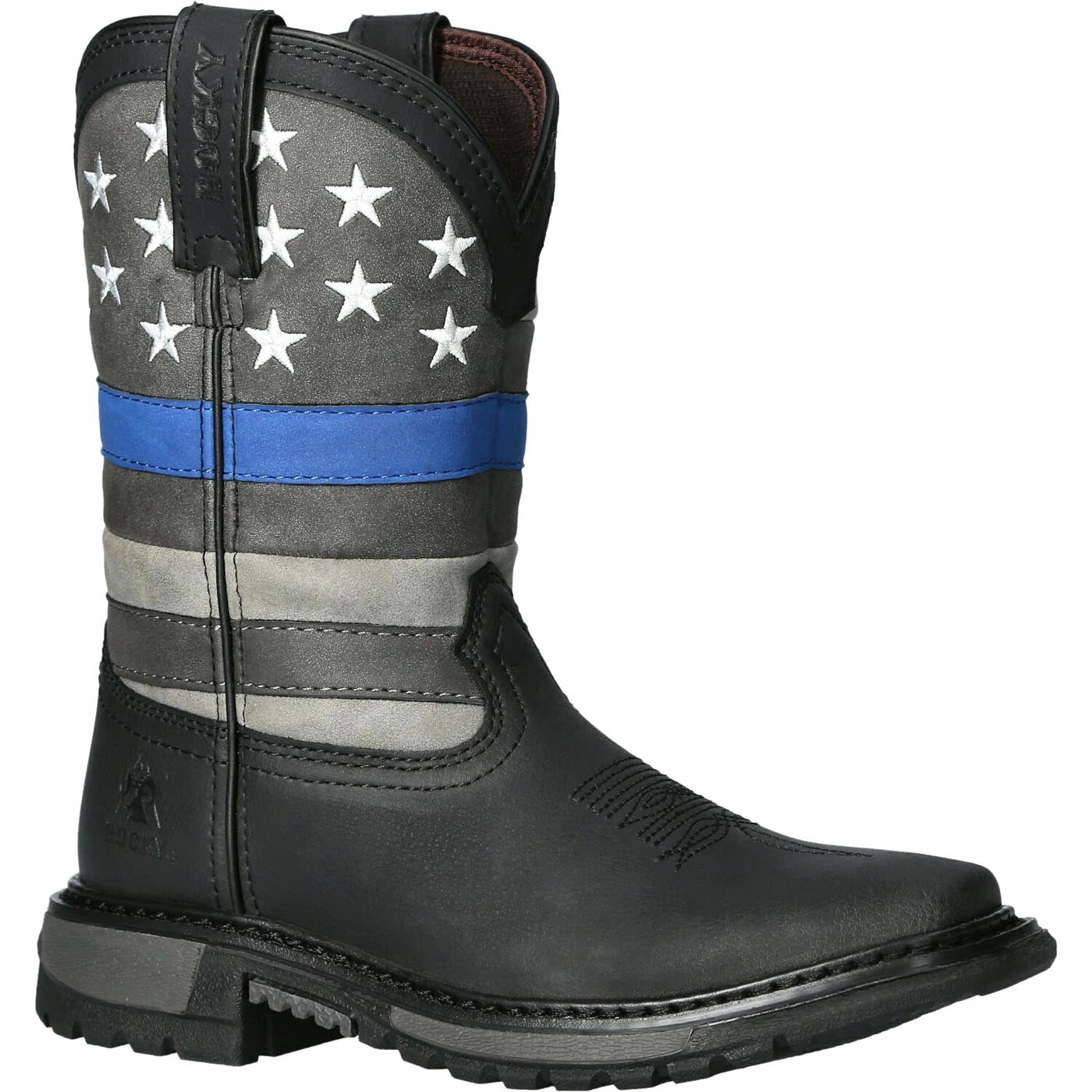 Boots For Military Rocky Blue Line Kid Western Boot