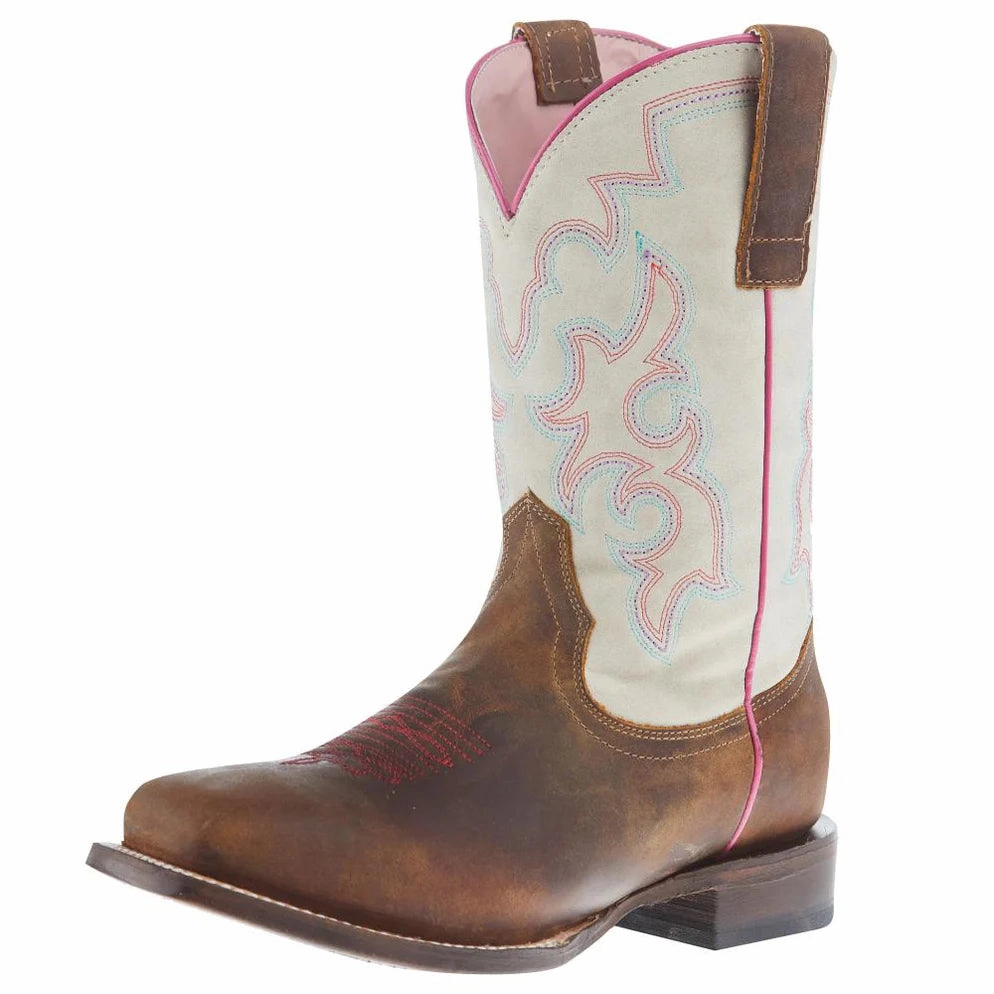 Roper Big Kids Maci Dark Brown Boots 09-119-9991-0162 Insoles For Cowboy Boots