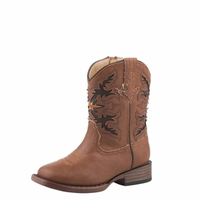 Roper Toddler Amos Cognac Columbia Boots