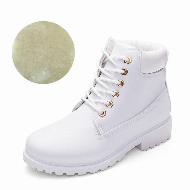 ROXDIA autumn winter women ankle boots new fashion woman snow boots for girls ladies work shoes plus size 36-41 RXW762 Extreme Weather Snow Boots