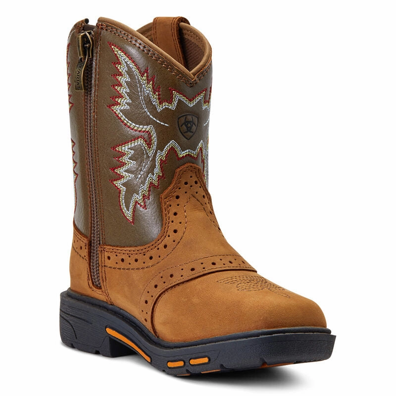 Military Boots For Men ARIAT Kid's Ariat Lil'Stompers Durango A441001044