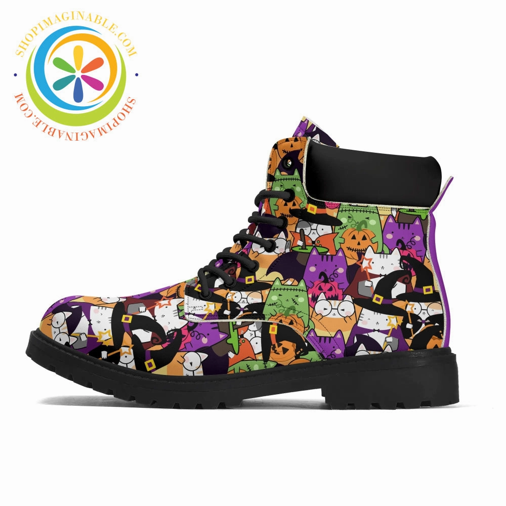 Too Cute To Spook Kawaii Women's Boots Cowboy Style Work Boots