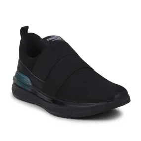 Force 10 Black Sports Non Lacing Walking Shoes For Men BLAKES-2E By Liberty Cross Training Puma Shoes