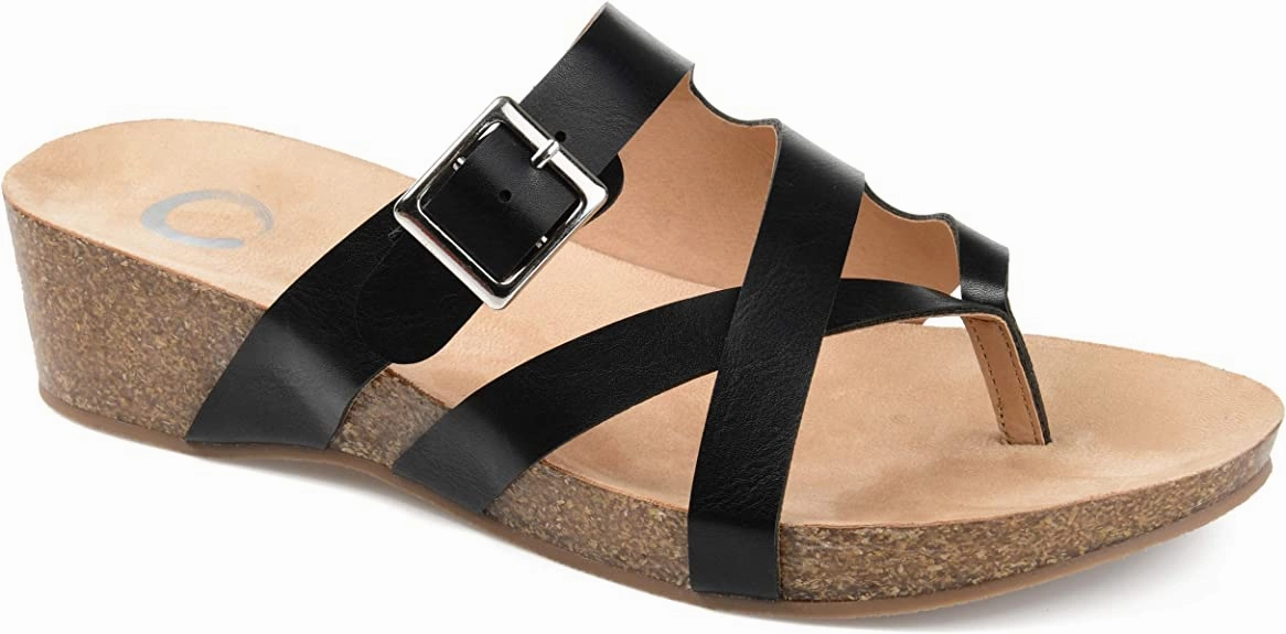 Asics Running Shoes Gel Venture 8 Journee Collection Womens Madrid Wedge Sandal  Color Black Size 7.5M