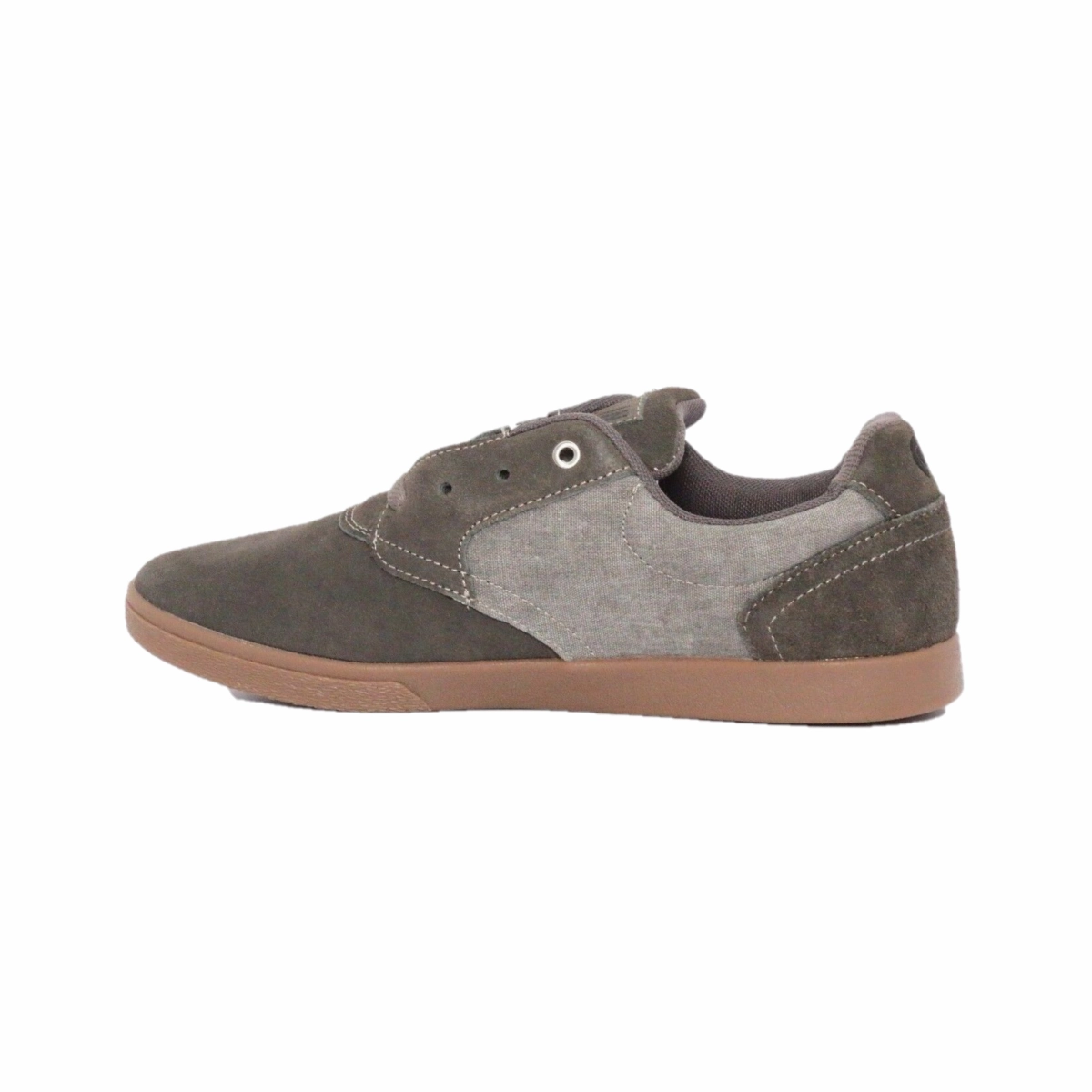 Tread Support Everyday Ride CIRCA 100008-CGM JCO1 MN'S (Medium) Charcoal/Gum Suede & Canvas Skate Shoes