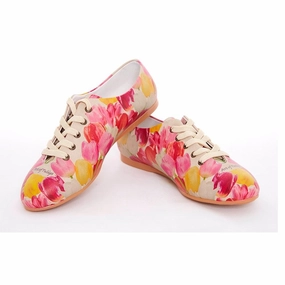 Roses Ballerinas Shoes SLV057 Skin Soft