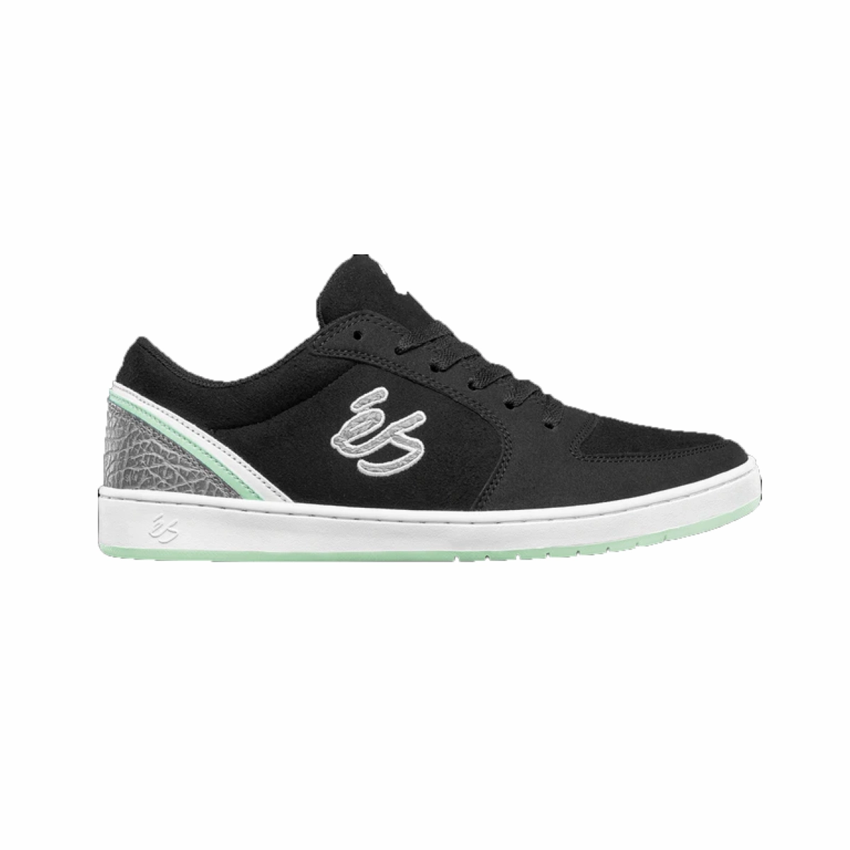 Smooth Move Workout Ready S 5101000184/559 EOS MN'S (Medium) Black/White/Turquois Suede & Synthetic Skate Shoes
