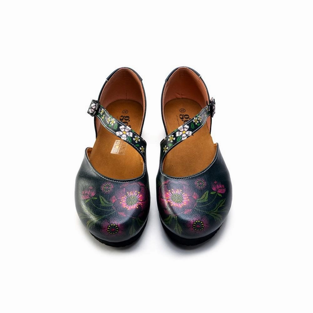 Ballerinas Shoes WGBL310 zipper Energy Walk