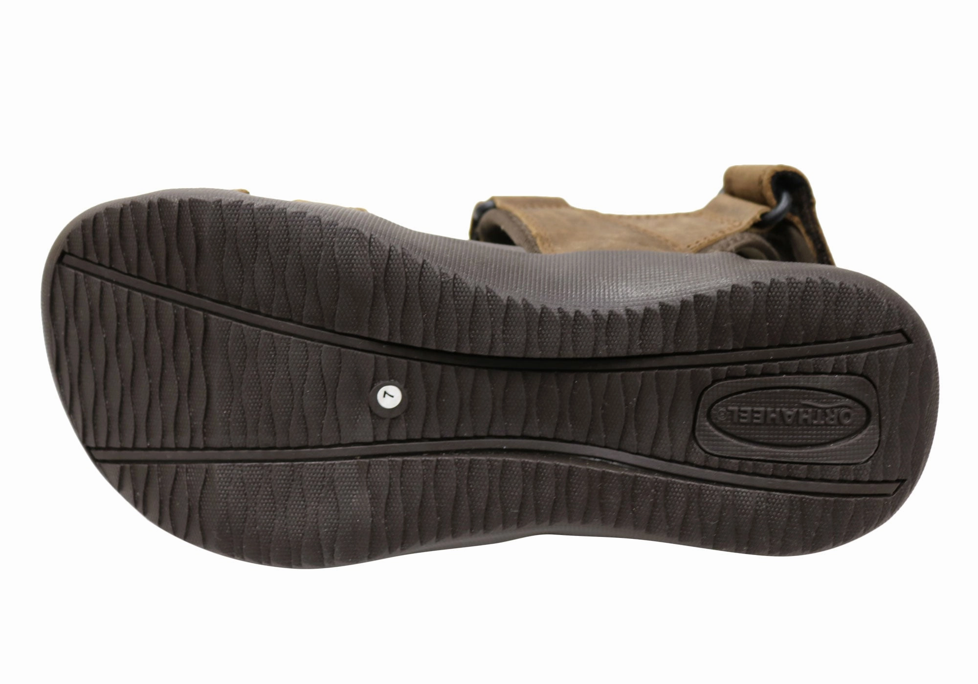 Woody Sandals Scholl Orthaheel Brody Mens Supportive Comfort Leather Sandals