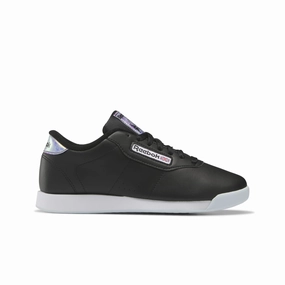 REEBOK HP9022 PRINCESS WMN'S (Medium) Black/White/Blue Synthetic Lifestyle Shoes Speed Walk