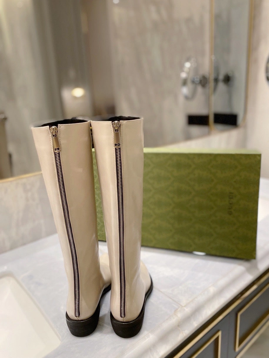 SE701  Size 5-10   Heels:3cm Shaft measures approximately 15.5 from arch Material: Cowhide  Lining: Sheep skin Embroidered Adidas Shoes