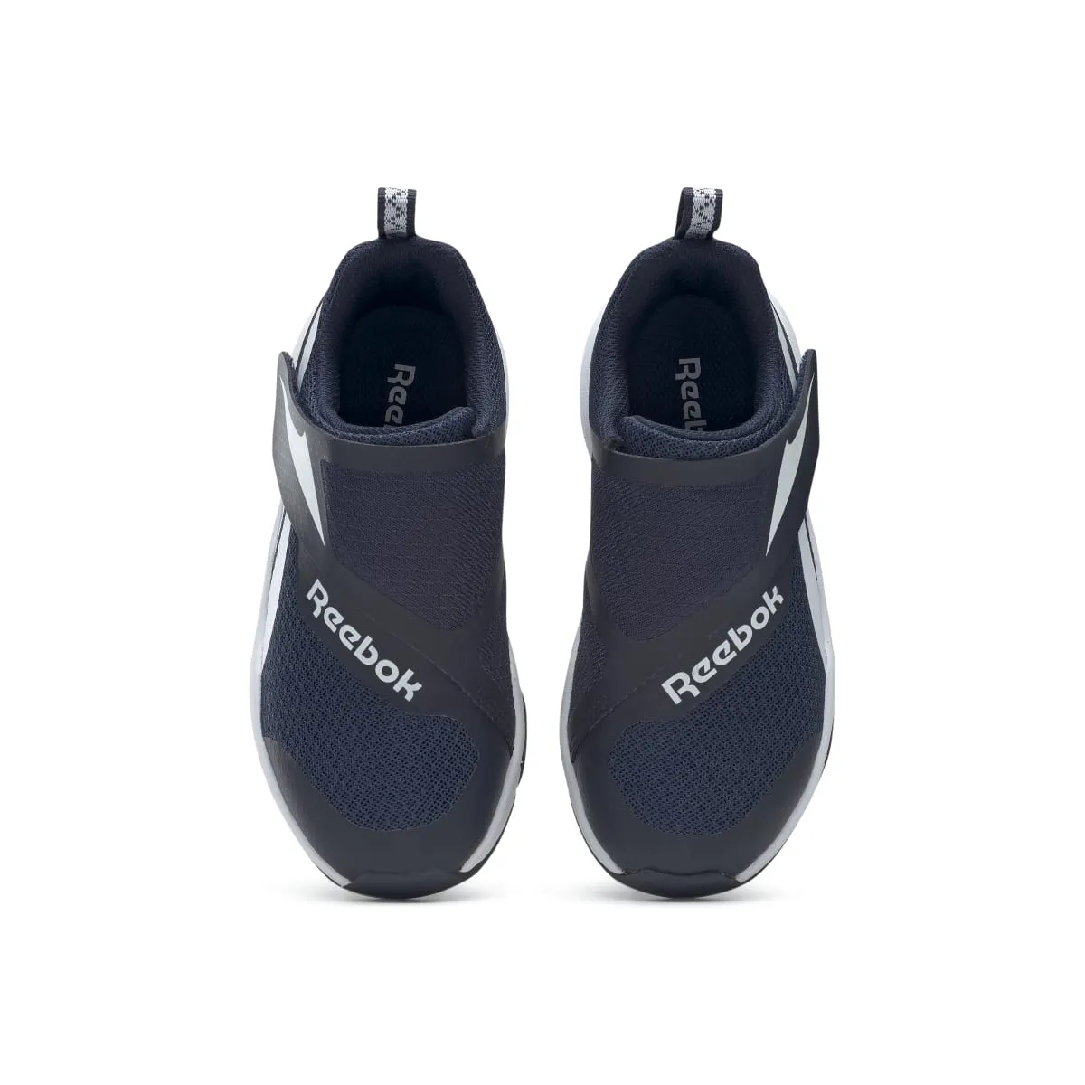 REEBOK GW6731 EQUAL FIT KID'S (Medium) Navy/Navy/White Synthetic & Textile Running Shoes Flexible stability